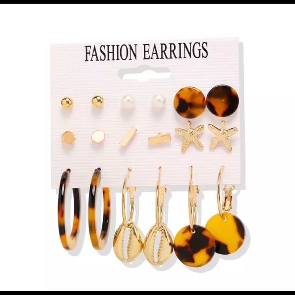 💙💙BOHO EARRINGS 9 pair‎